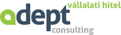 adept consulting vallalati hitel logo
